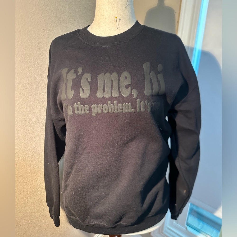 Gildan Heavy Blend Black Sweatshirt Sz L